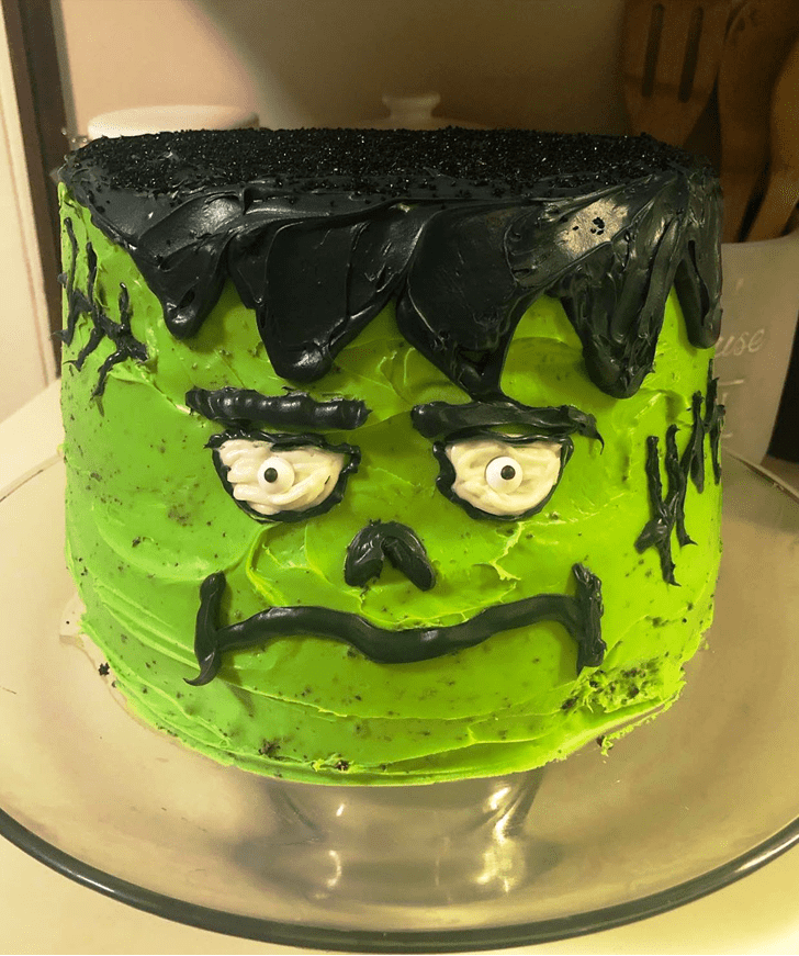 Handsome Frankenstein Cake