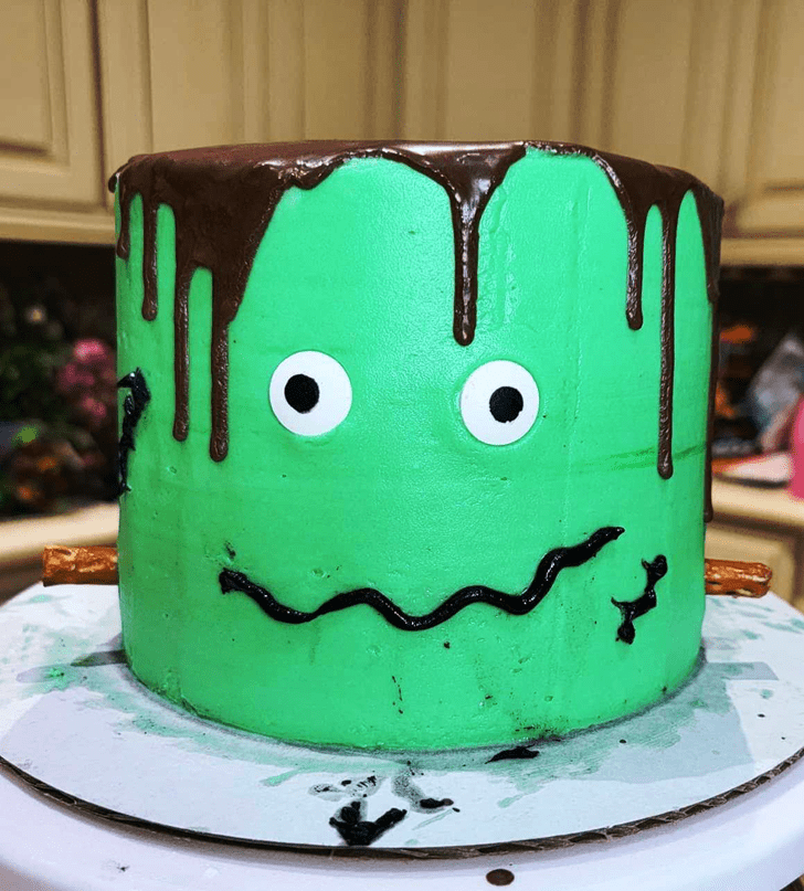 Magnetic Frankenstein Cake