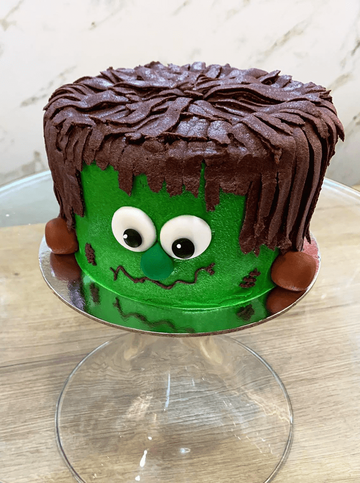 Stunning Frankenstein Cake