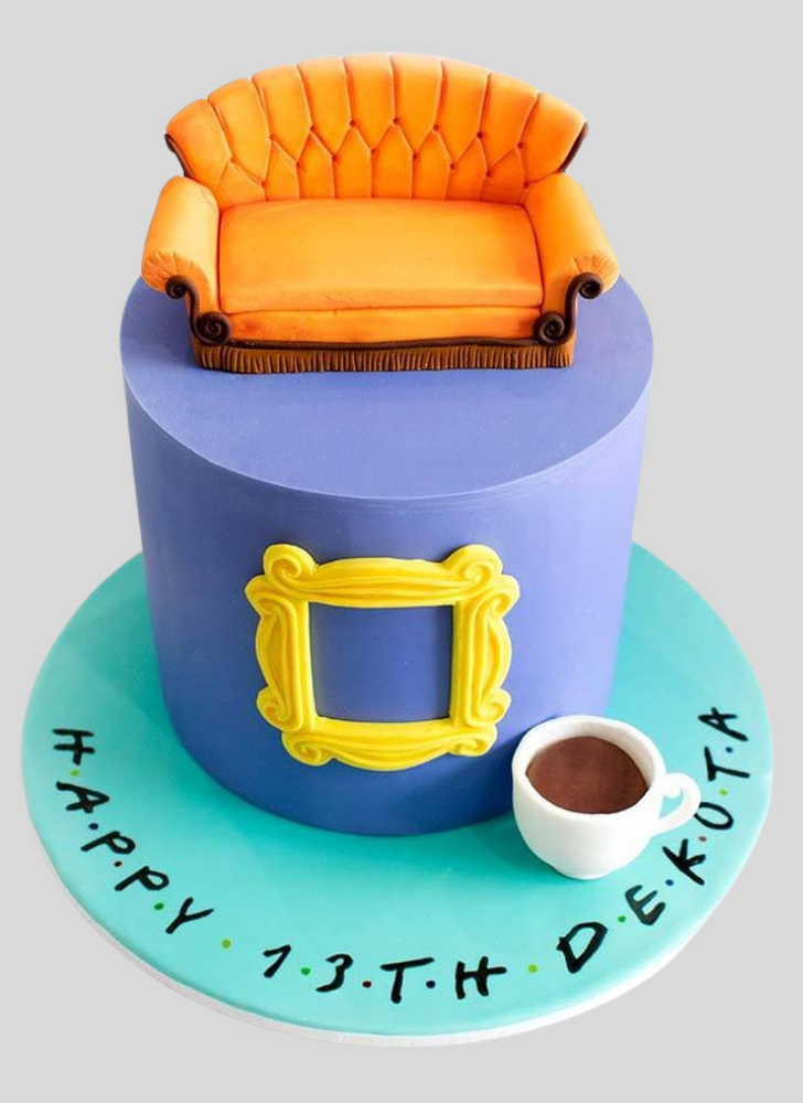 Comely Friends Cake