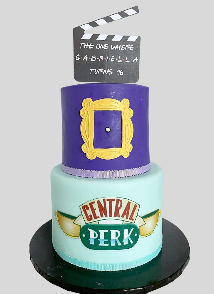 Pretty Friends Cake