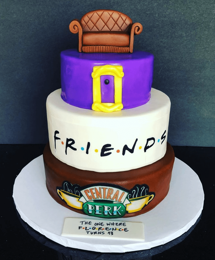 Captivating Friends Cake