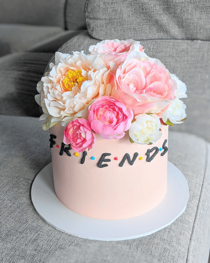 Dazzling Friends Cake