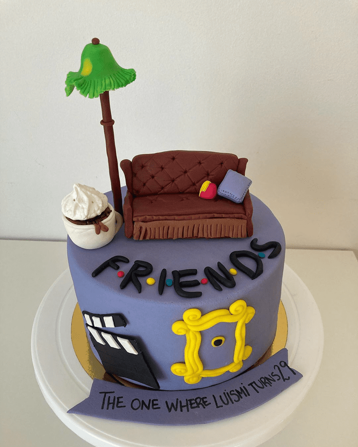 Enticing Friends Cake