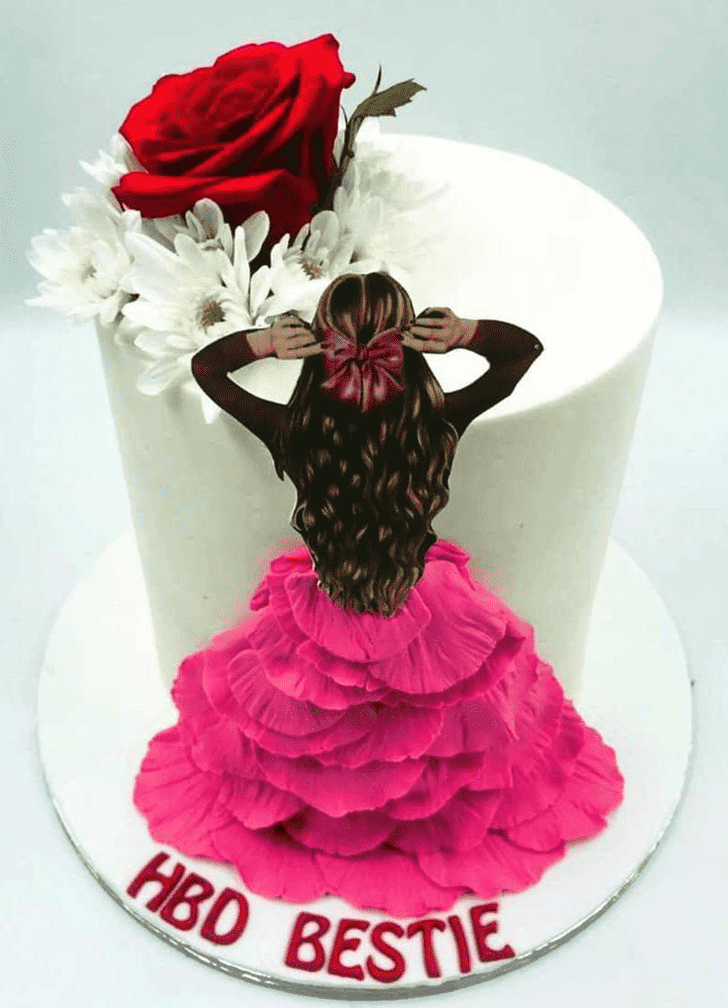Comely Frock Cake