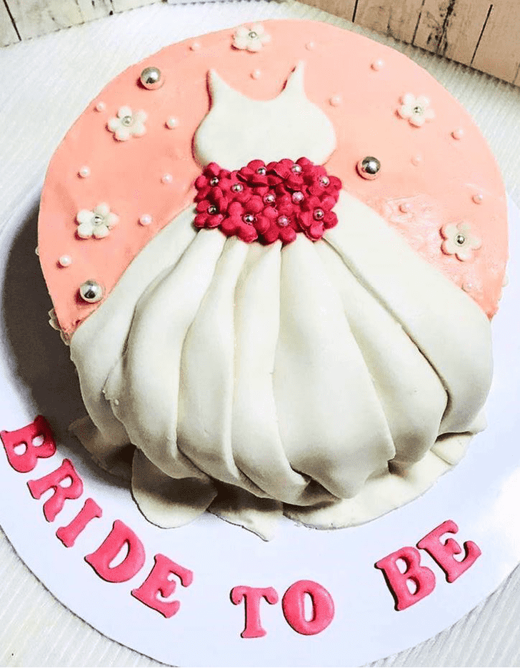 Delicate Frock Cake