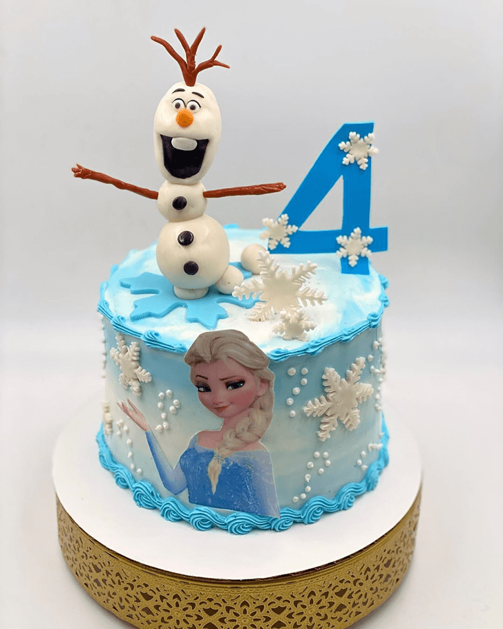 Beauteous Disneys Frozen Cake