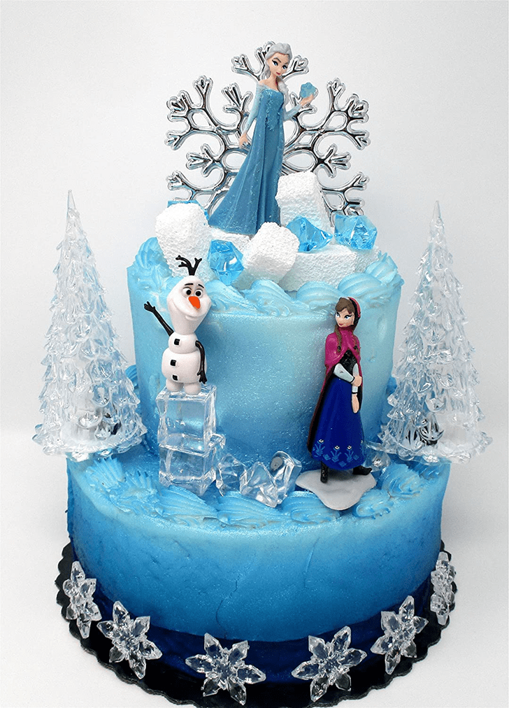 Bewitching Disneys Frozen Cake