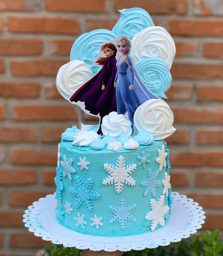 Cute Disneys Frozen Cake