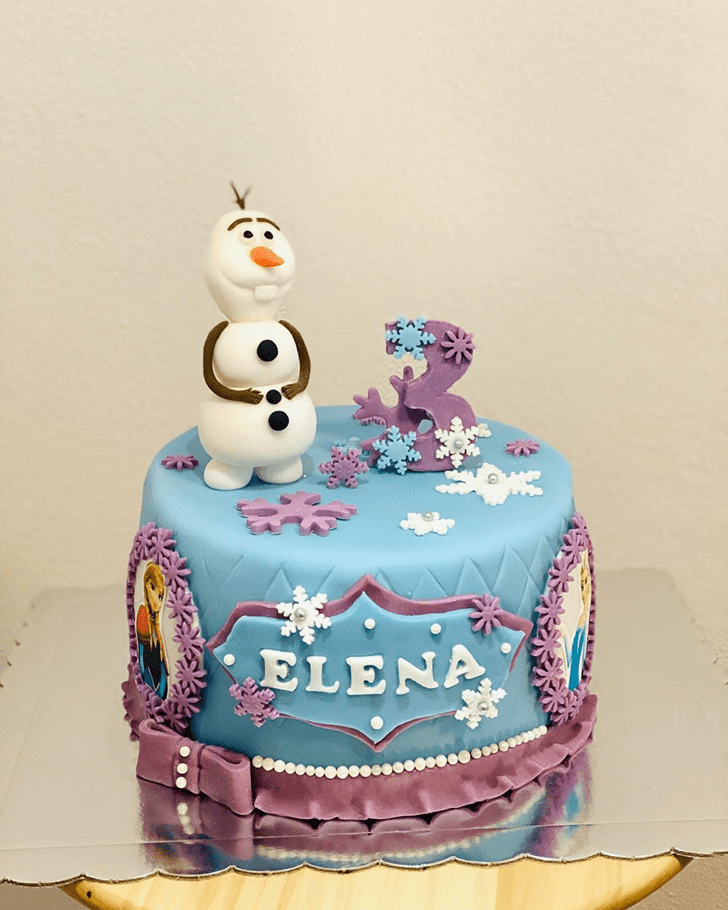 Divine Disneys Frozen Cake