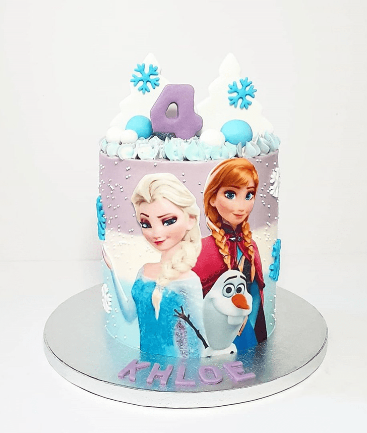 Excellent Disneys Frozen Cake
