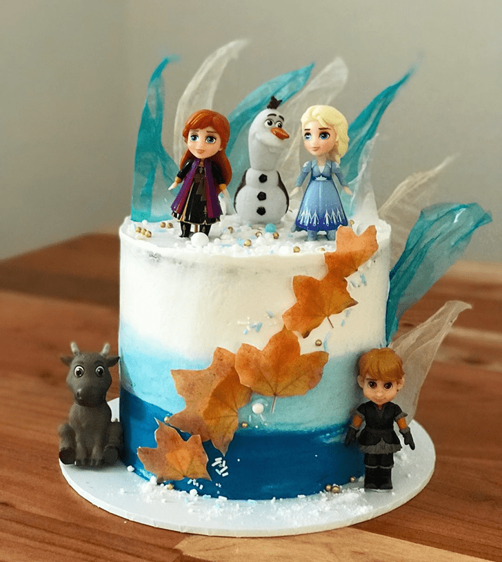 Fascinating Disneys Frozen Cake