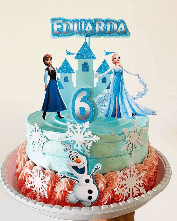 Good Looking Disneys Frozen Cake