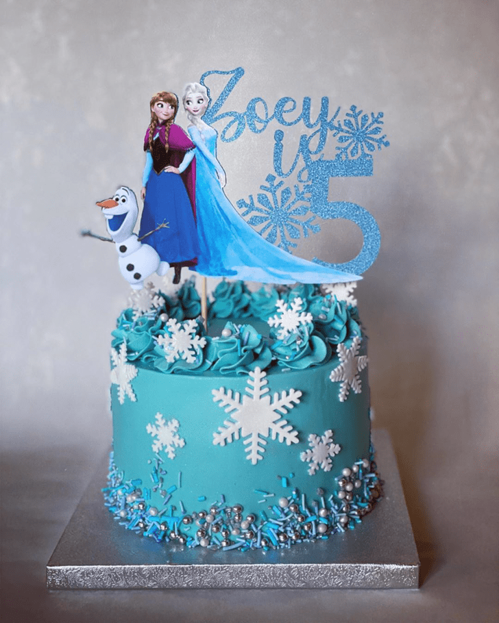 Handsome Disneys Frozen Cake