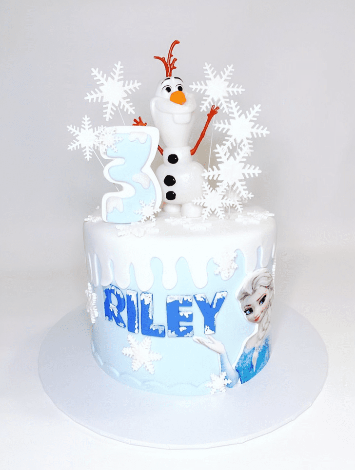 Ravishing Disneys Frozen Cake
