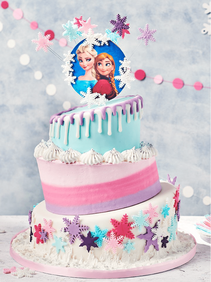 Wonderful Disneys Frozen Cake Design
