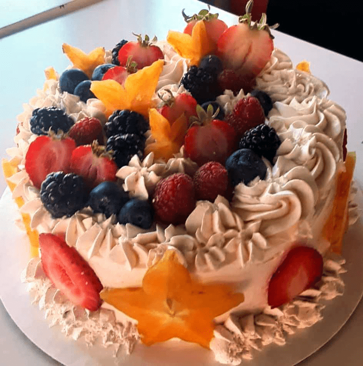 Pretty Fruit Cake