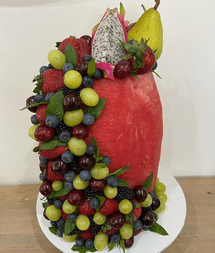 Charming Fruits Cake