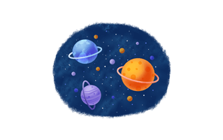 Galaxy Cake Design