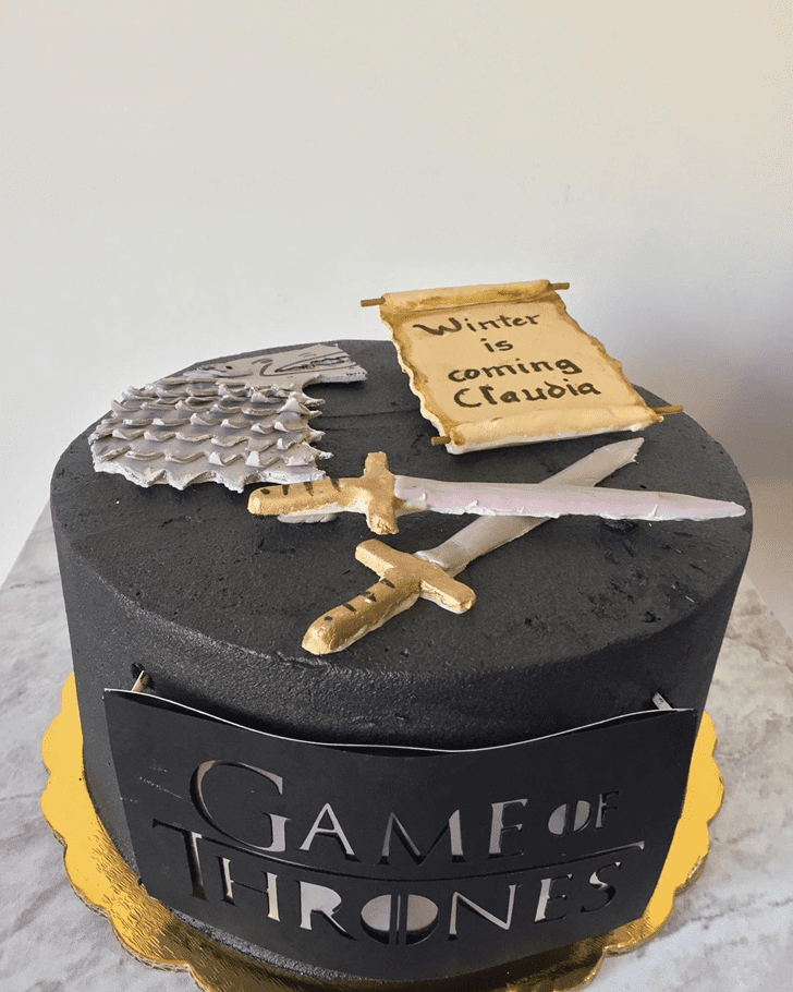 Classy Game of Thrones Cake