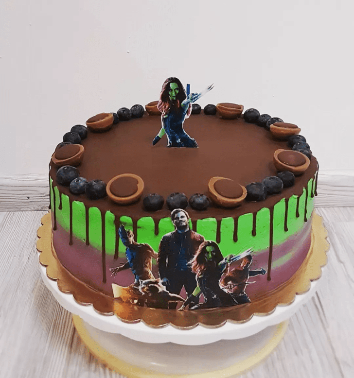 Comely Gamora Cake