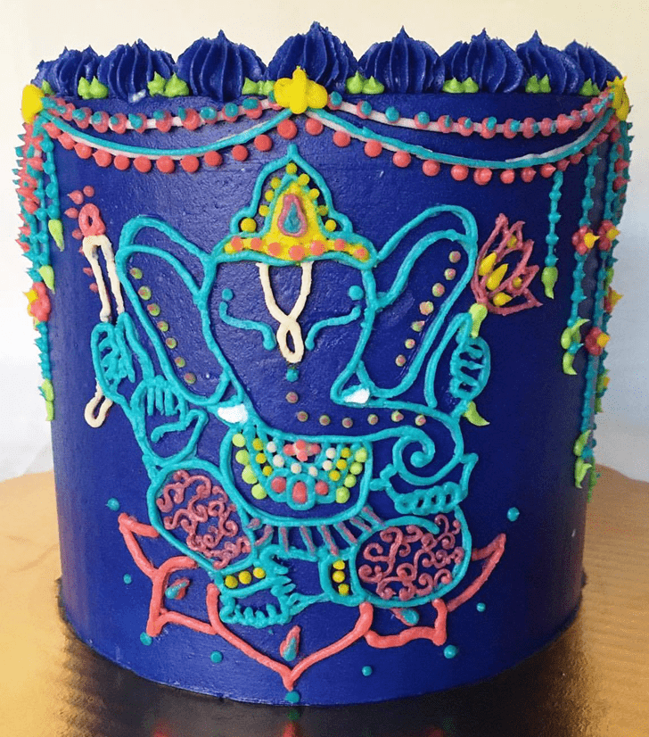 Admirable Ganesh Cake Design