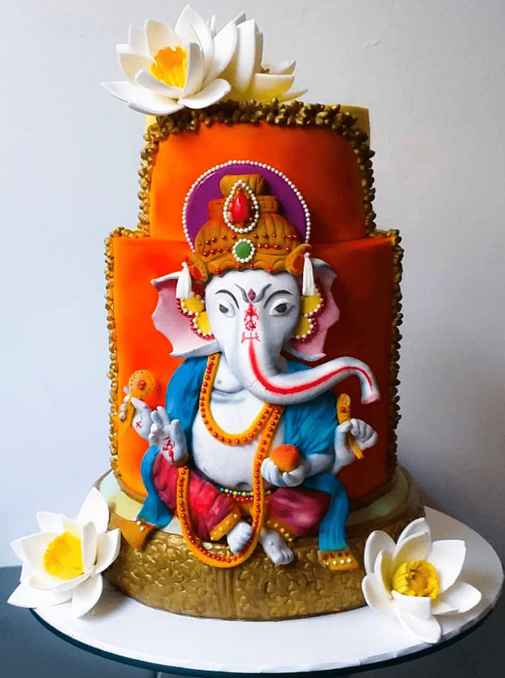Angelic Ganesh Cake