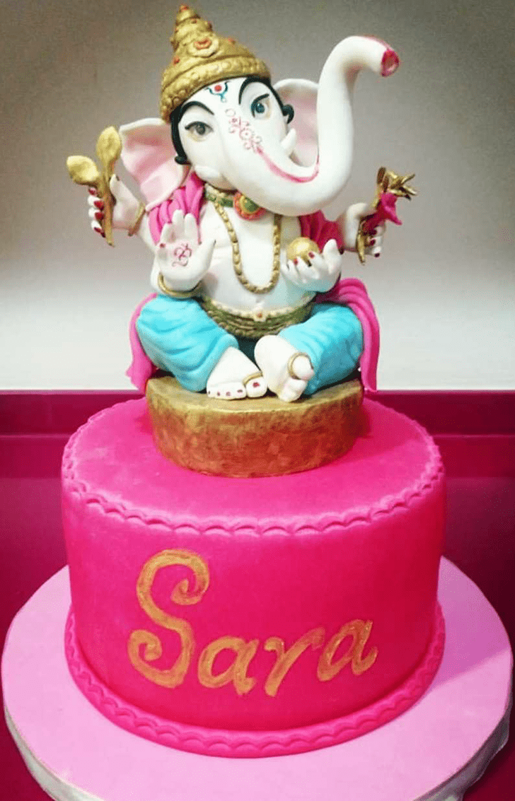 Graceful Ganesh Cake