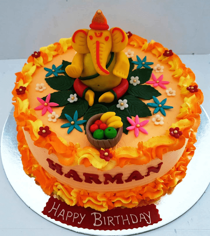 Shapely Ganesh Cake