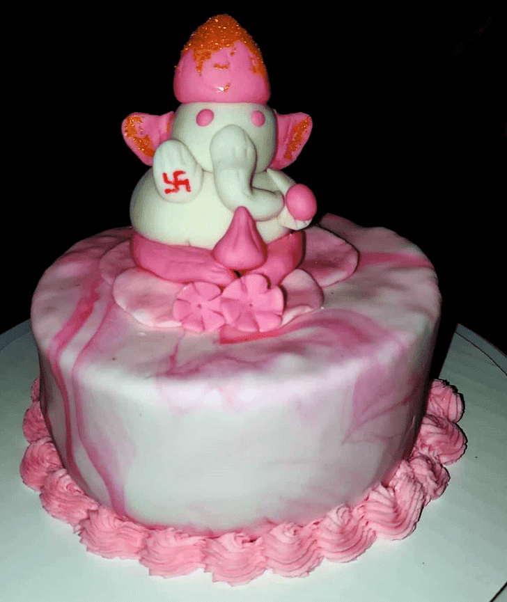 Slightly Ganesh Cake