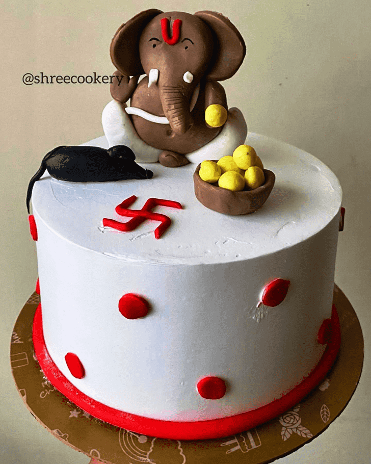 Handsome Ganpati Cake