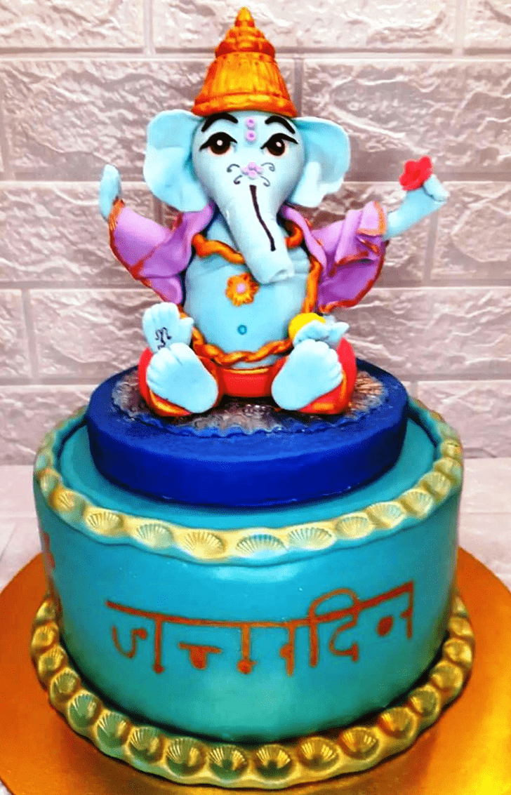 Mesmeric Ganpati Cake