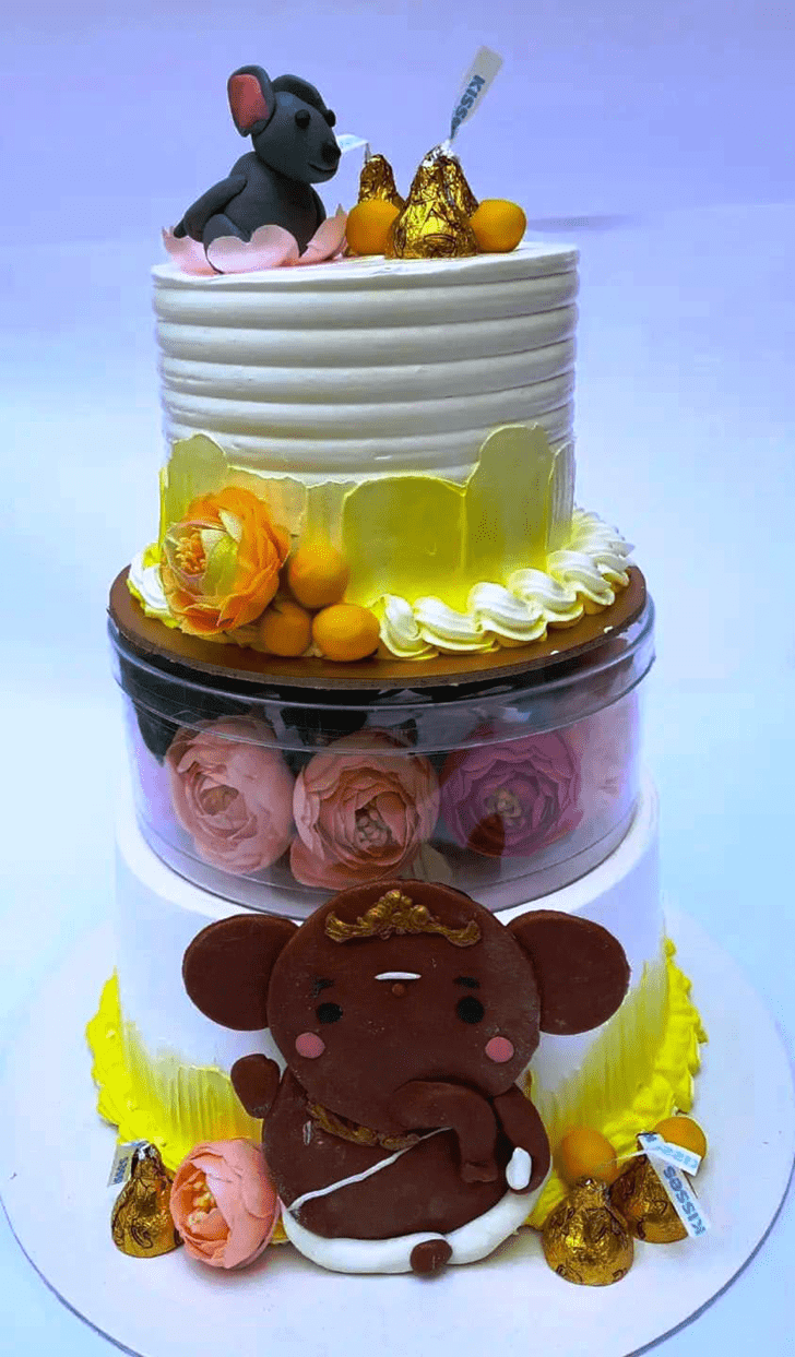 Pleasing Ganpati Cake