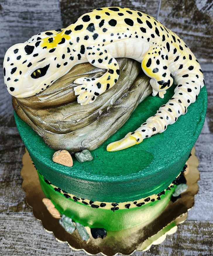 Alluring Gecko  Cake