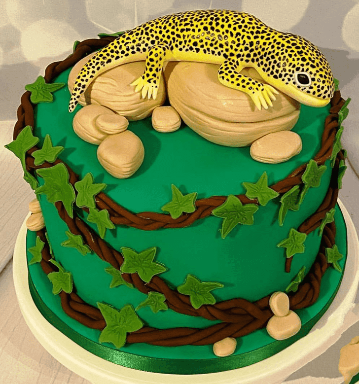 Bewitching Gecko  Cake