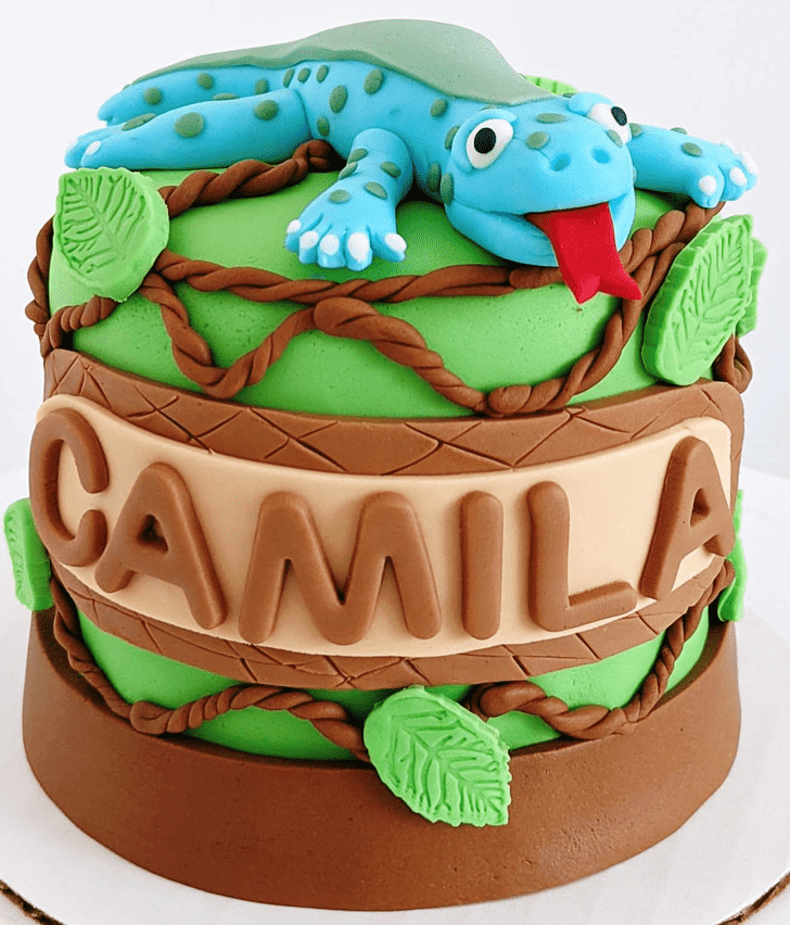 Enthralling Gecko  Cake