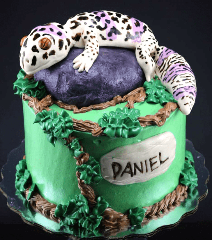 Fetching Gecko  Cake