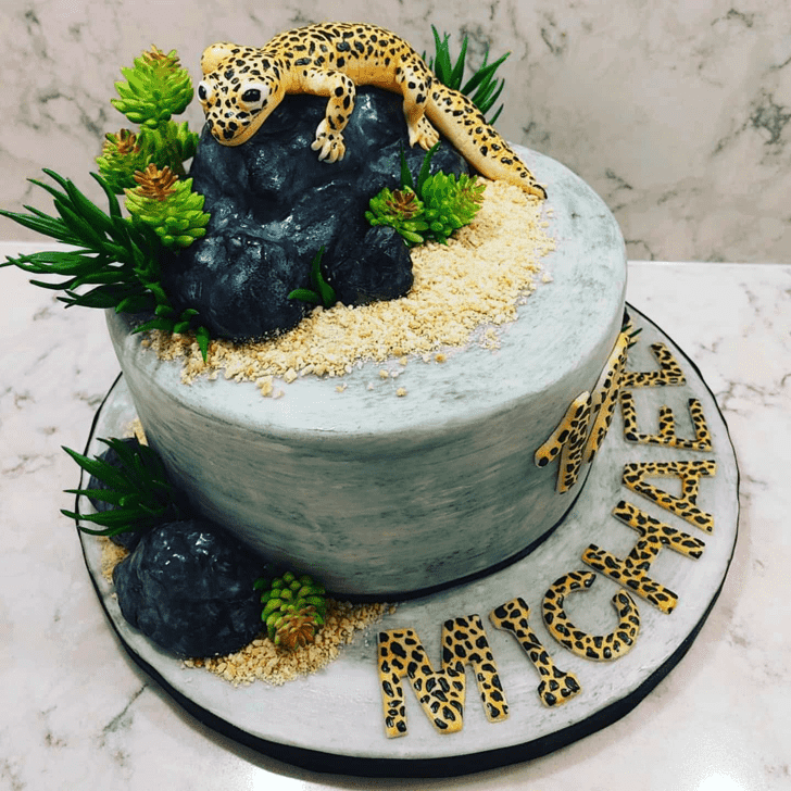 Marvelous Gecko  Cake