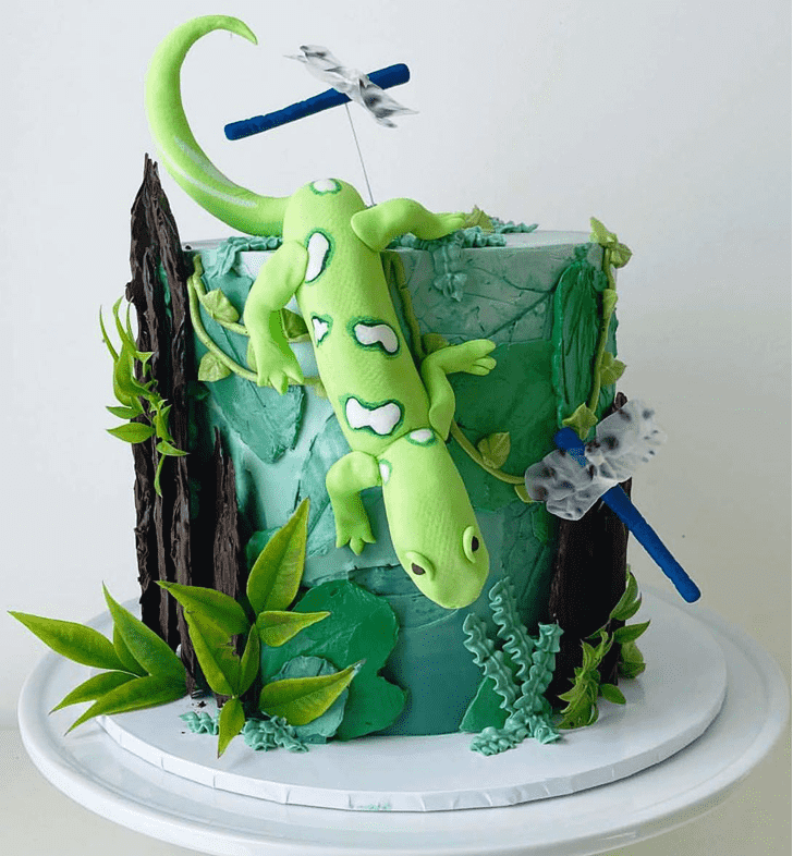 Mesmeric Gecko  Cake