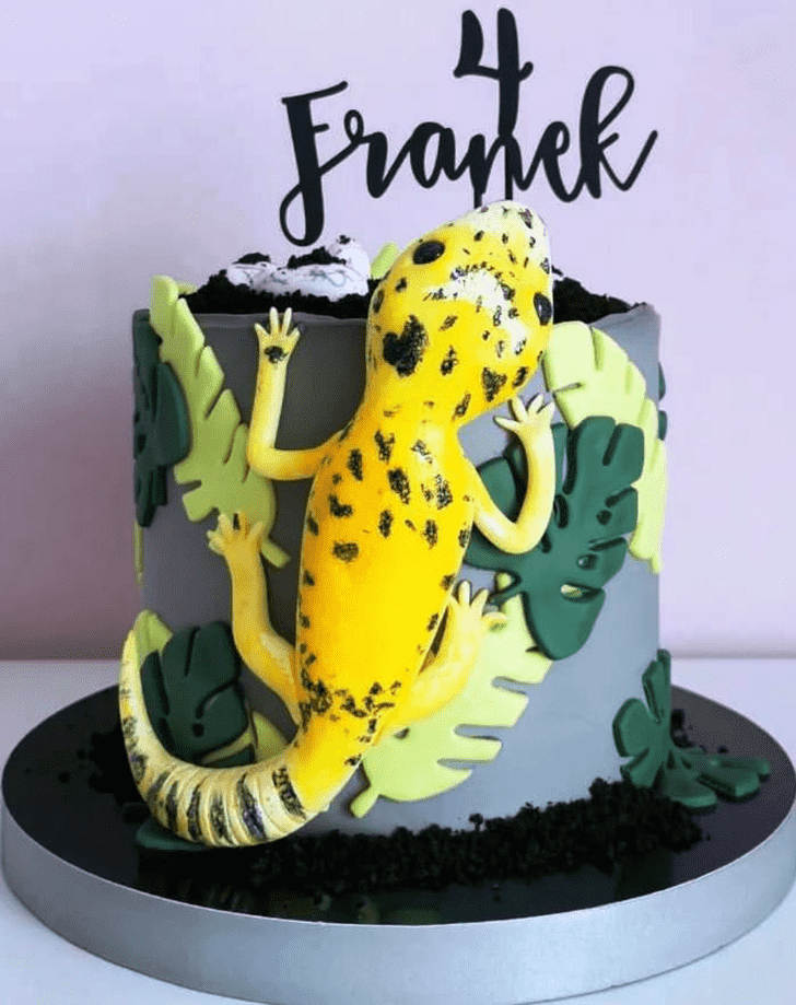Resplendent Gecko  Cake