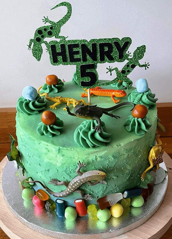 Wonderful Gecko  Cake Design