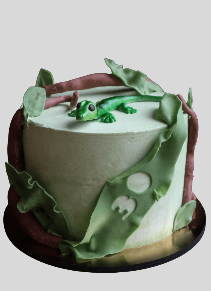 Delicate Gecko  Cake