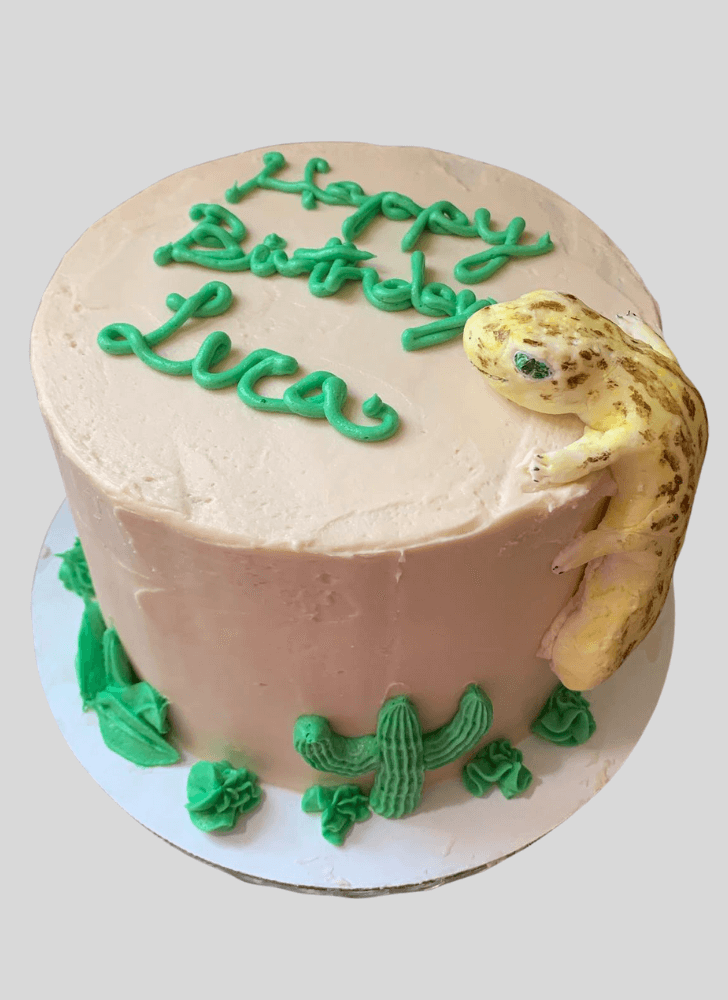 Fascinating Gecko  Cake