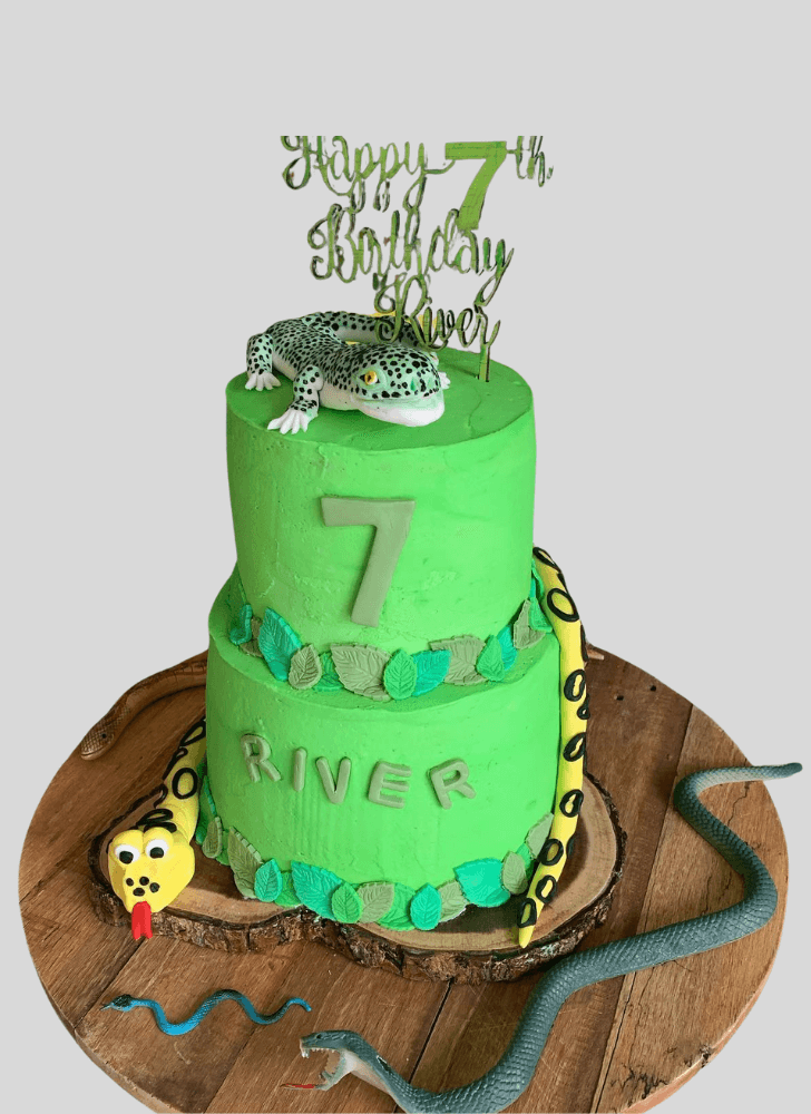 Inviting Gecko  Cake