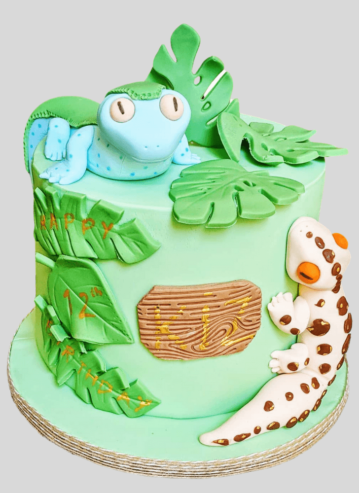Radiant Gecko  Cake