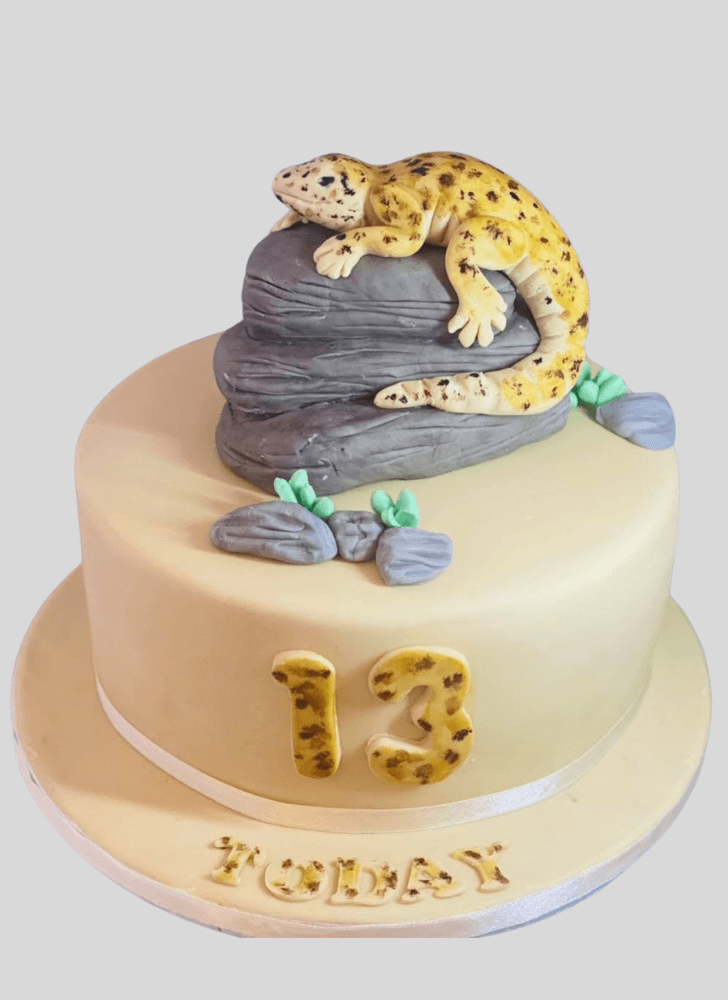 Wonderful Gecko  Cake Design