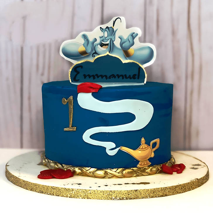 Shapely Genie Cake