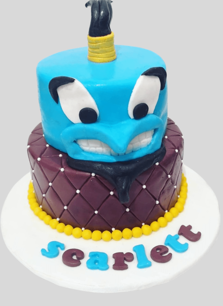 Shapely Genie Cake