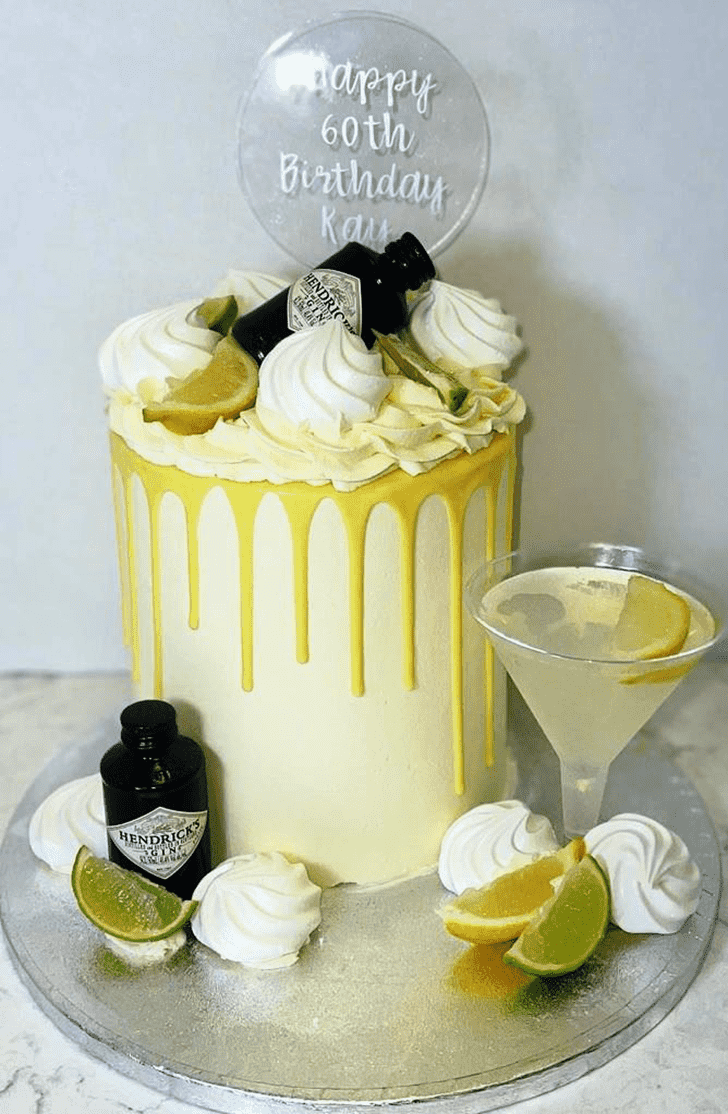 Admirable Gin And Tonic Cake Design