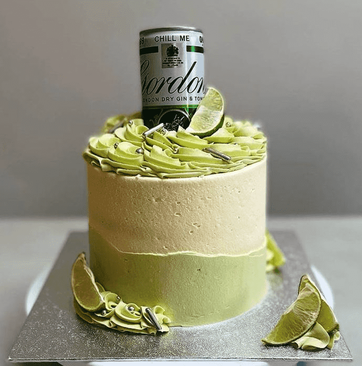 Classy Gin And Tonic Cake